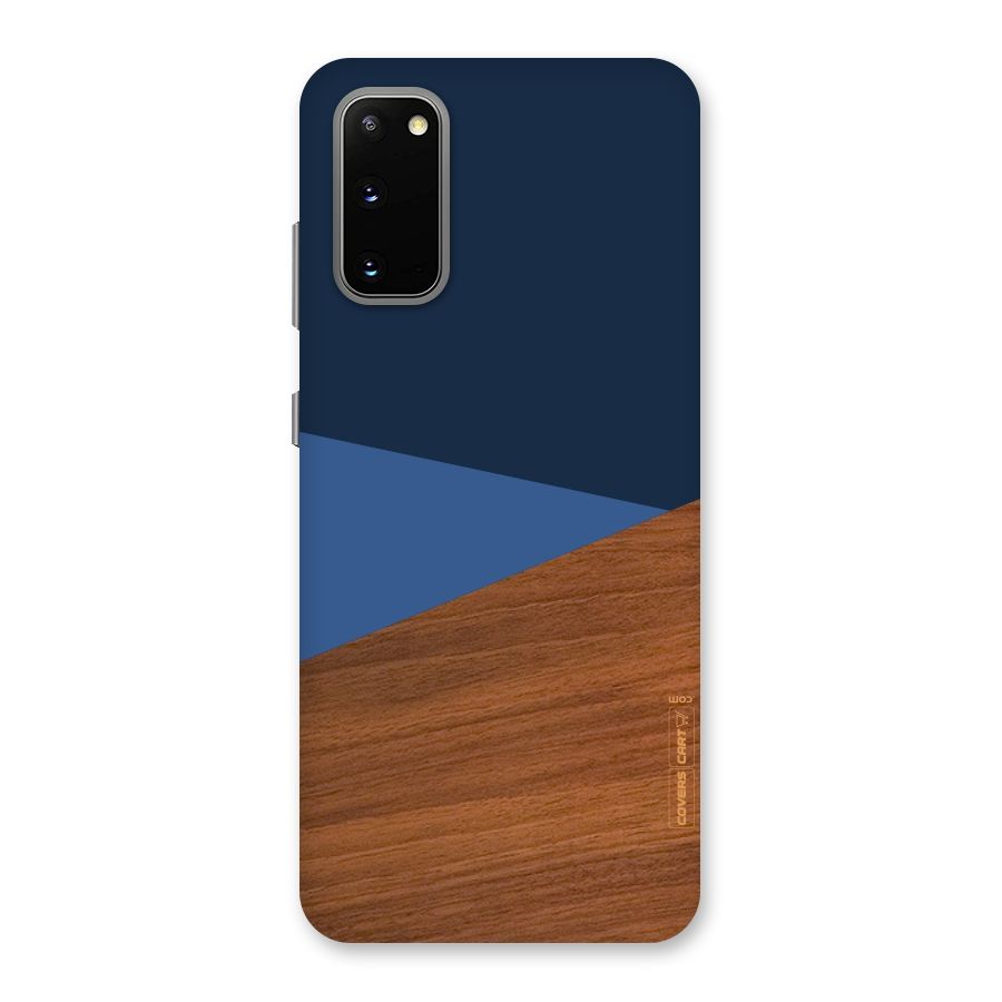 Crossed Lines Pattern Back Case for Galaxy S20