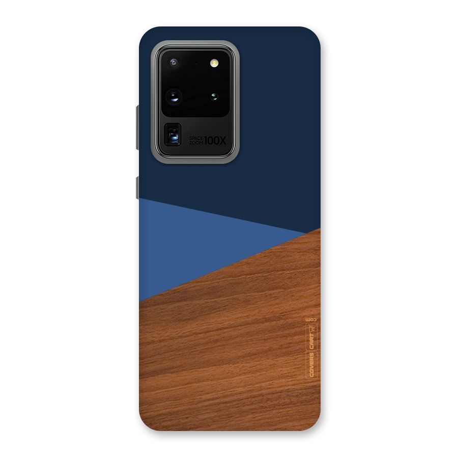 Crossed Lines Pattern Back Case for Galaxy S20 Ultra