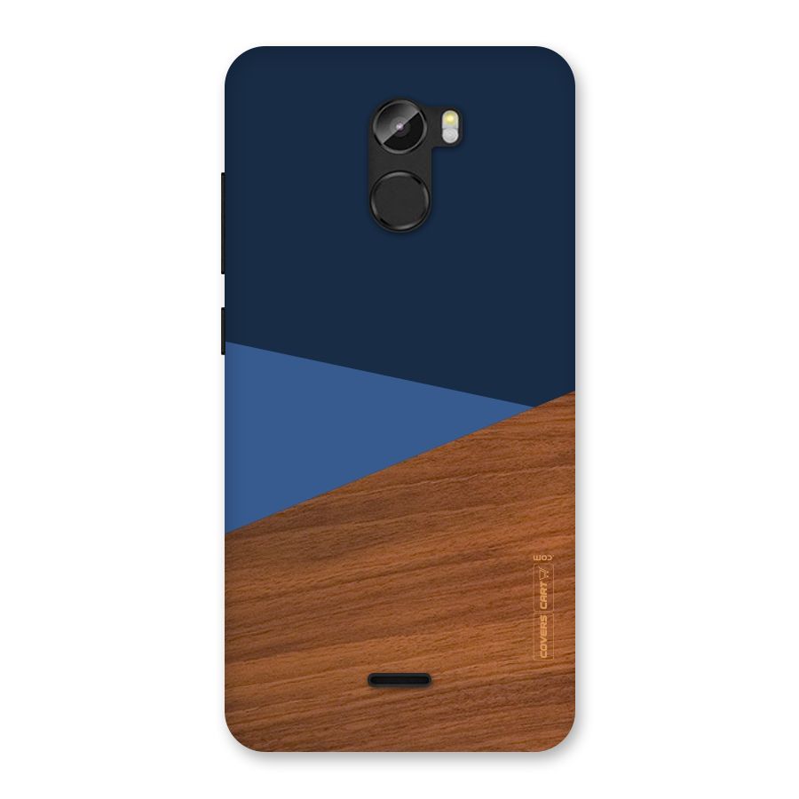 Crossed Lines Pattern Back Case for Gionee X1