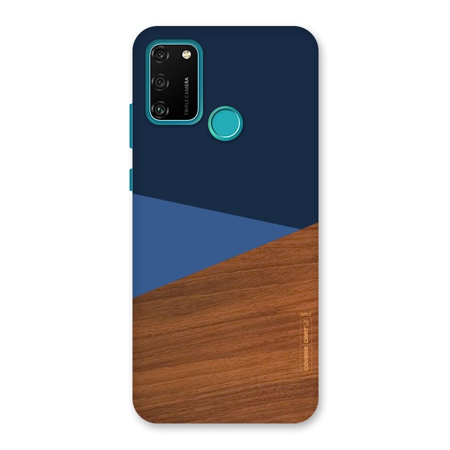 Crossed Lines Pattern Back Case for Honor 9A