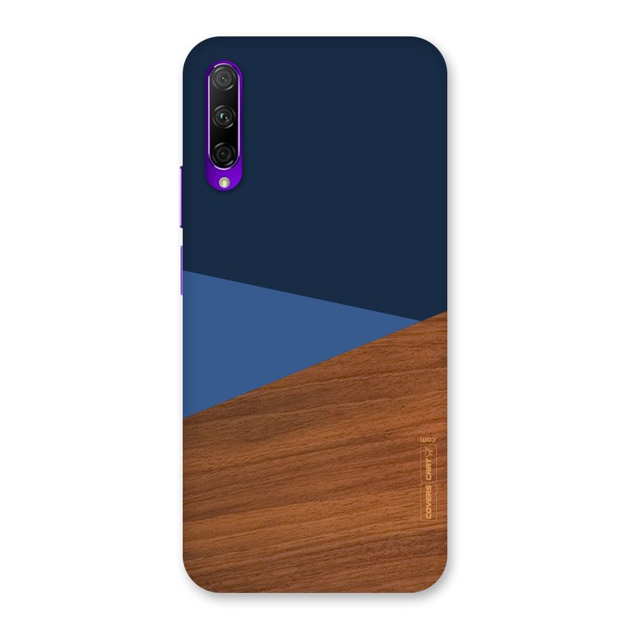 Crossed Lines Pattern Back Case for Honor 9X Pro