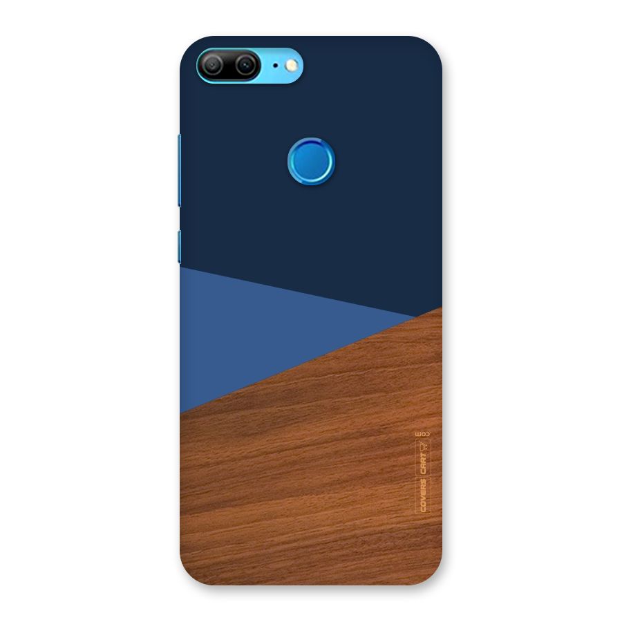 Crossed Lines Pattern Back Case for Honor 9 Lite