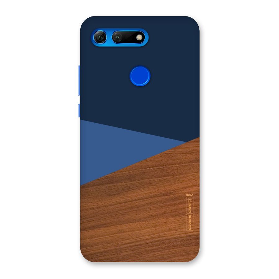 Crossed Lines Pattern Back Case for Honor View 20