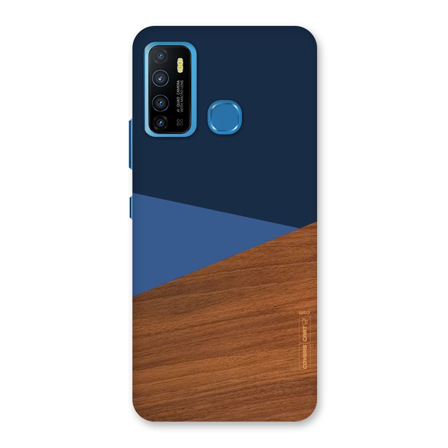 Crossed Lines Pattern Back Case for Infinix Hot 9