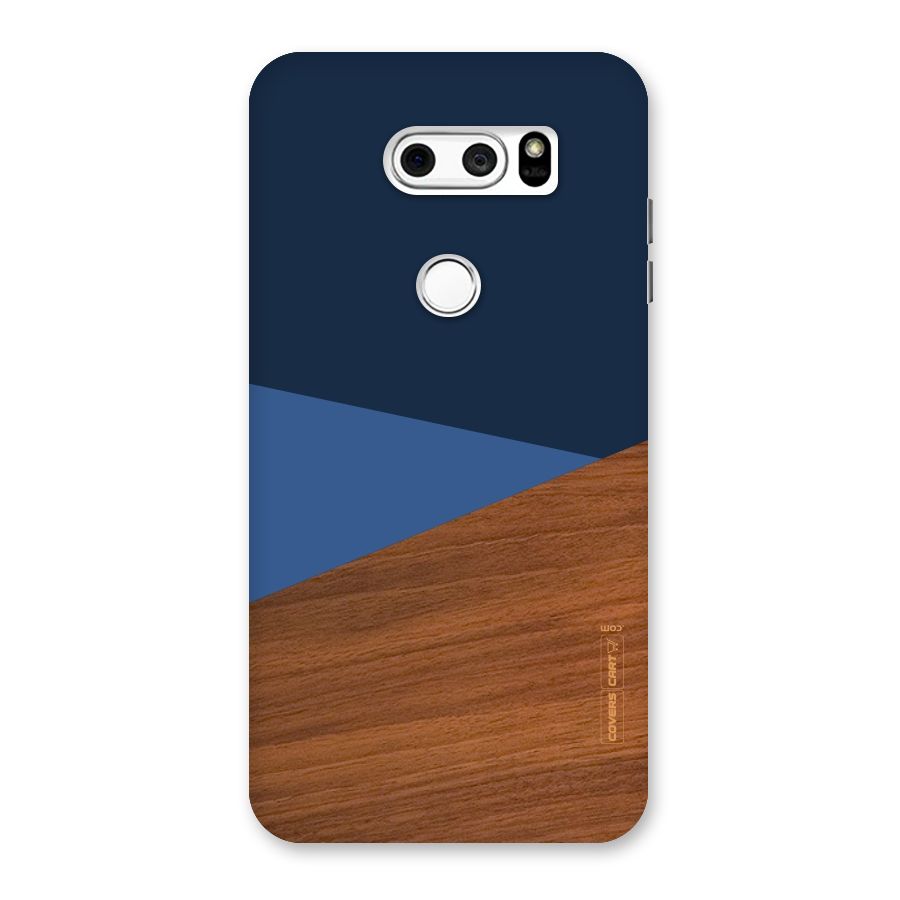 Crossed Lines Pattern Back Case for LG V30