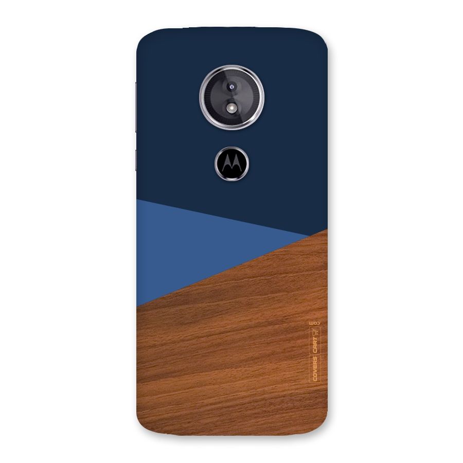 Crossed Lines Pattern Back Case for Moto E5
