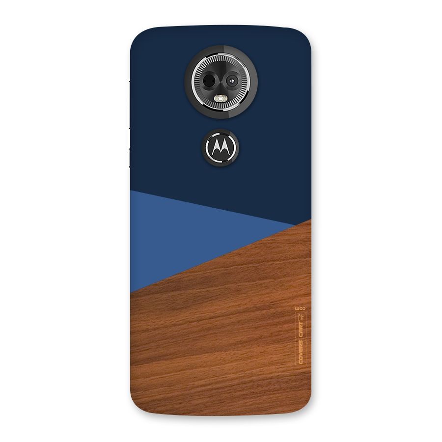 Crossed Lines Pattern Back Case for Moto E5 Plus