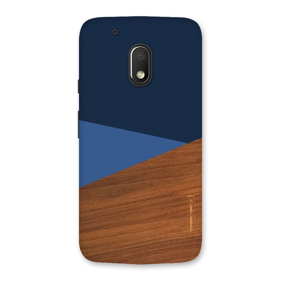 Crossed Lines Pattern Back Case for Moto G4 Play
