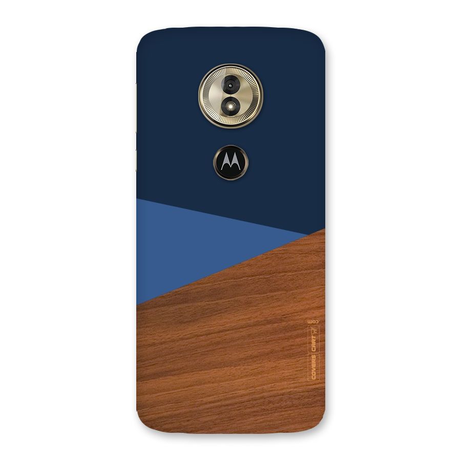 Crossed Lines Pattern Back Case for Moto G6 Play
