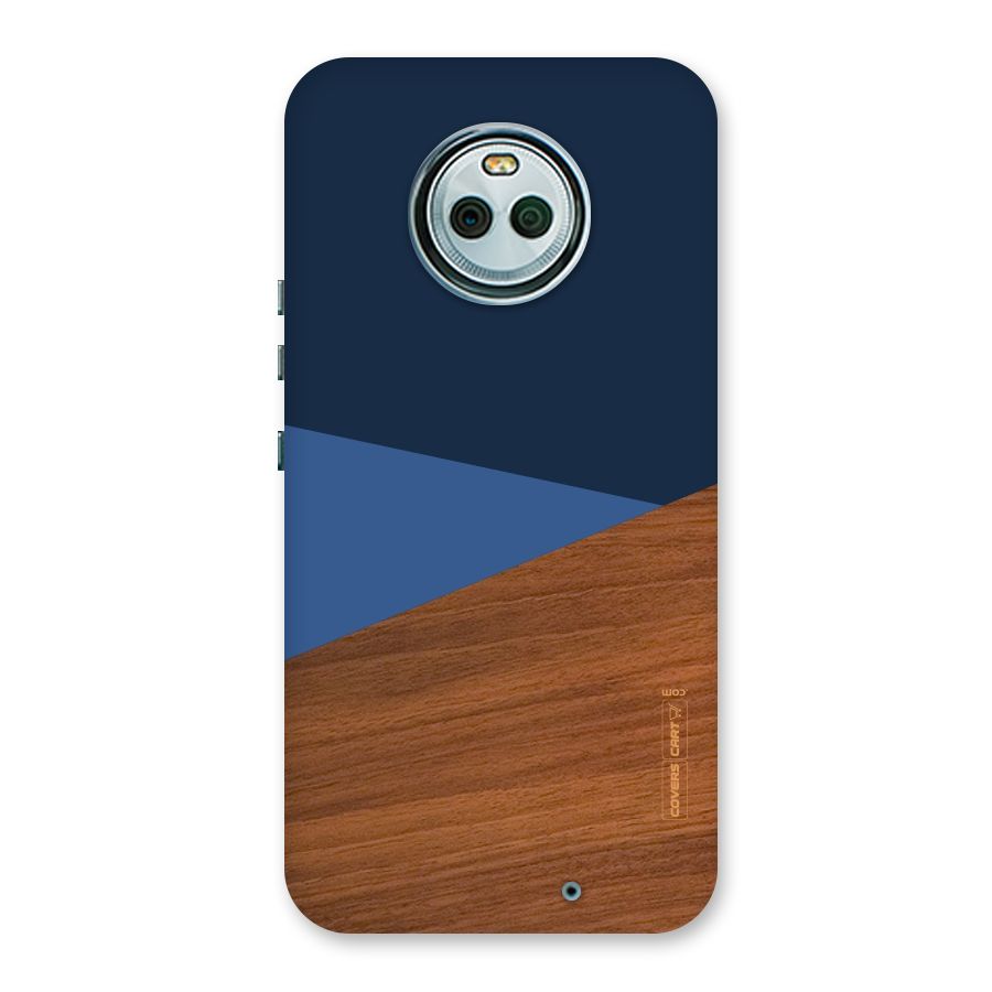 Crossed Lines Pattern Back Case for Moto X4