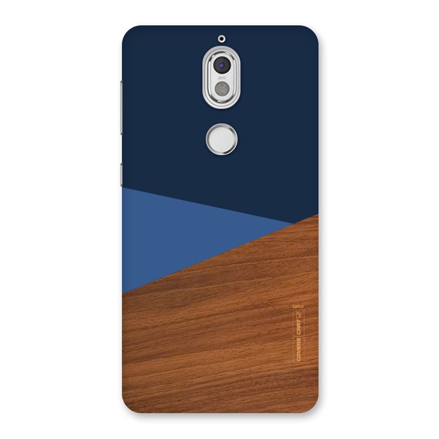 Crossed Lines Pattern Back Case for Nokia 7