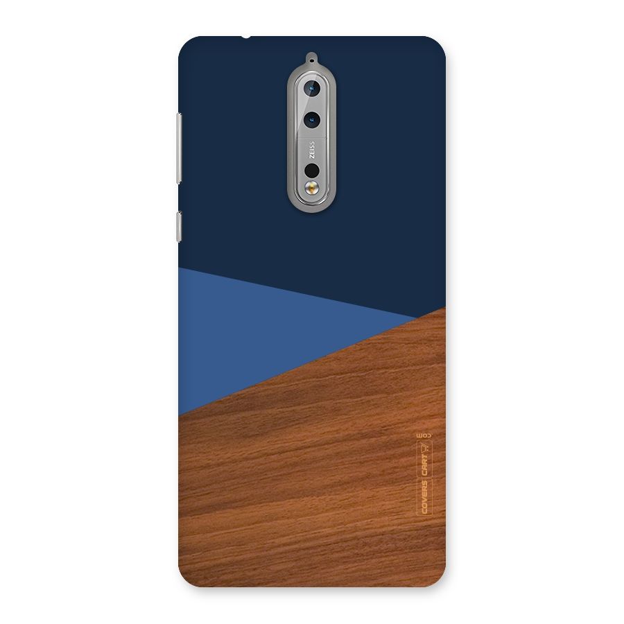 Crossed Lines Pattern Back Case for Nokia 8