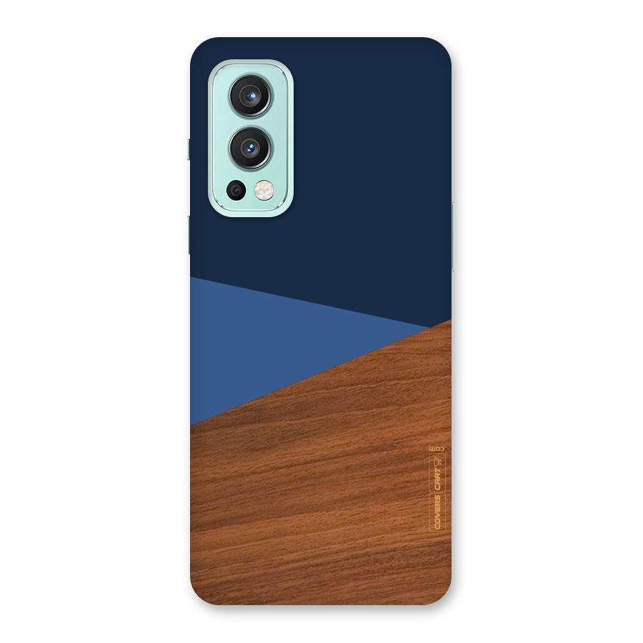 Crossed Lines Pattern Back Case for OnePlus Nord 2 5G