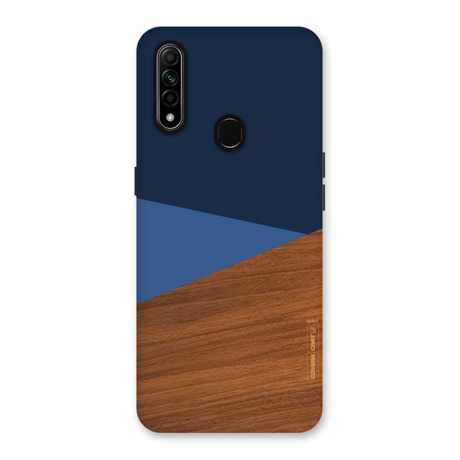 Crossed Lines Pattern Back Case for Oppo A31