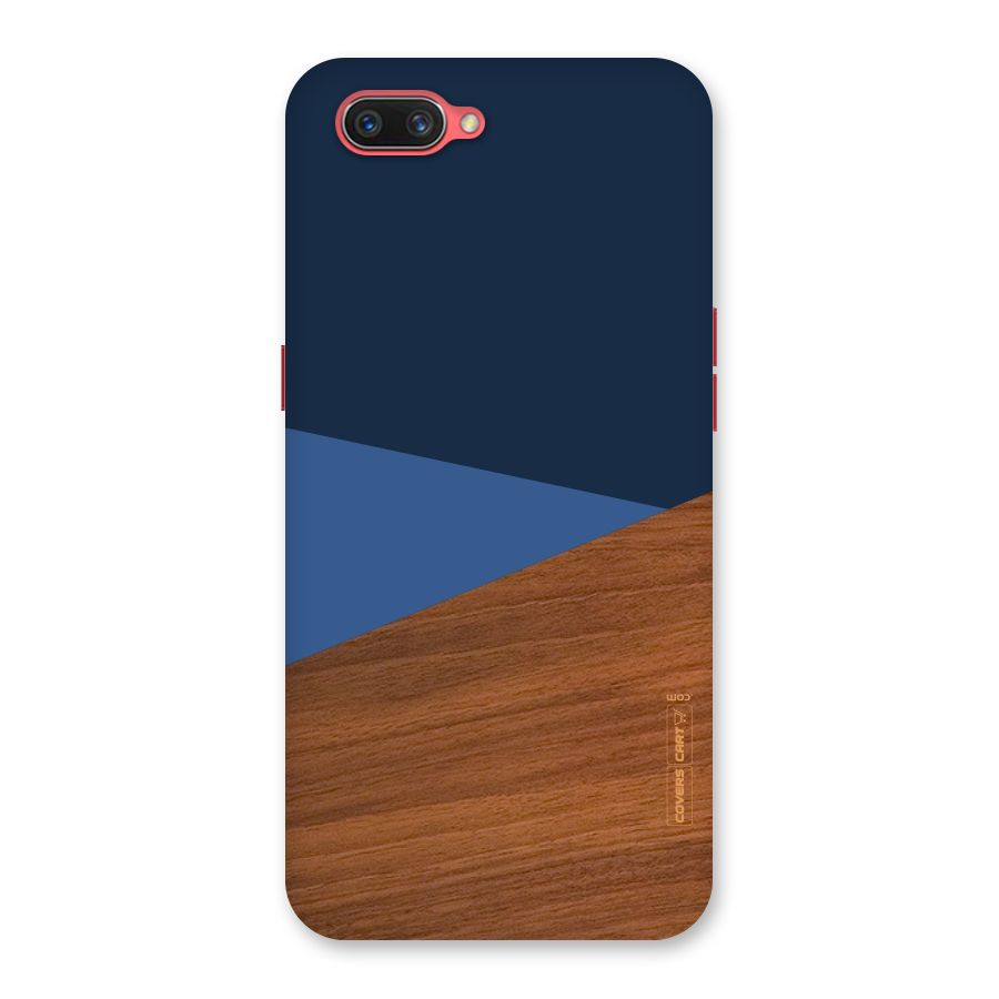 Crossed Lines Pattern Back Case for Oppo A3s