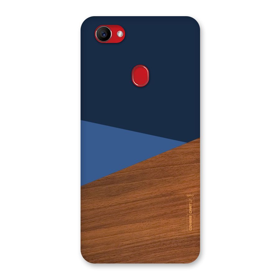 Crossed Lines Pattern Back Case for Oppo F7