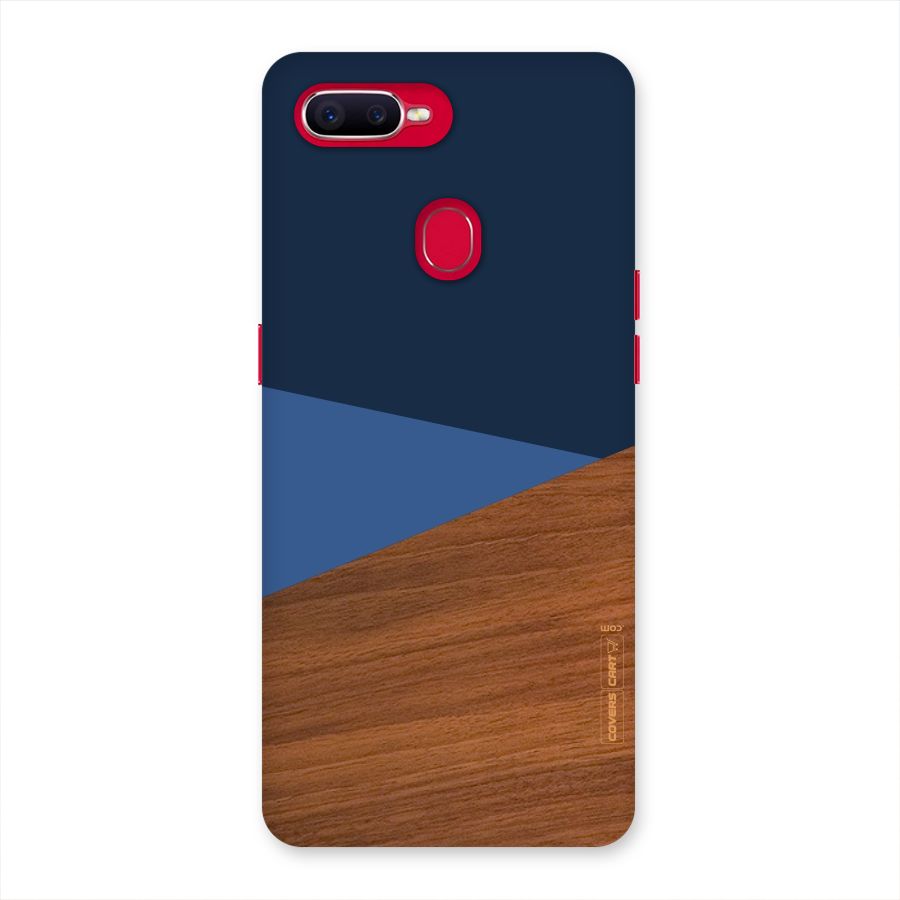 Crossed Lines Pattern Back Case for Oppo F9 Pro