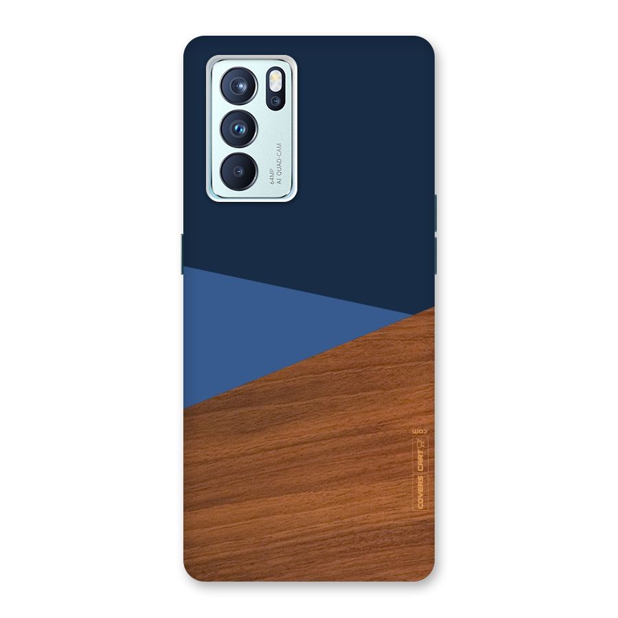 Crossed Lines Pattern Back Case for Oppo Reno6 Pro 5G