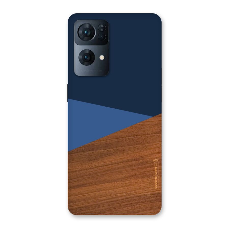 Crossed Lines Pattern Back Case for Oppo Reno7 Pro 5G