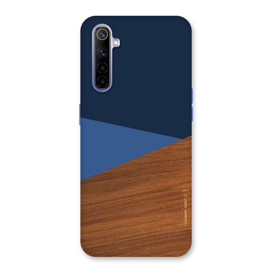 Crossed Lines Pattern Back Case for Realme 6i