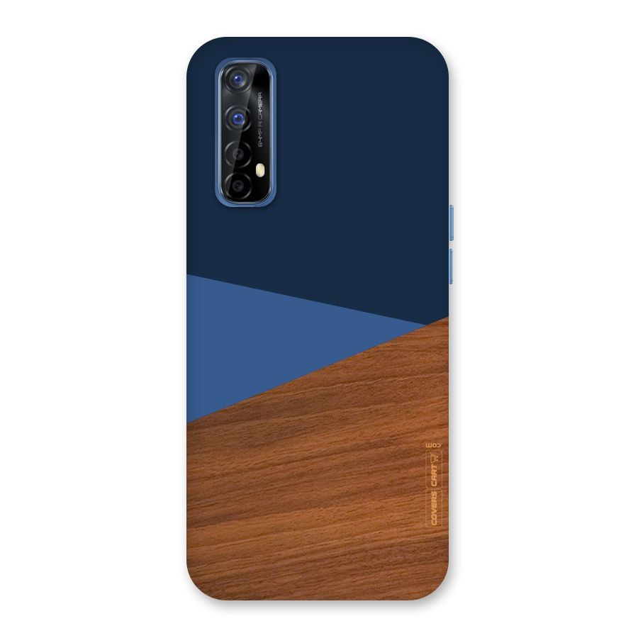 Crossed Lines Pattern Back Case for Realme 7