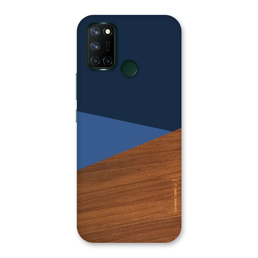 Crossed Lines Pattern Back Case for Realme 7i
