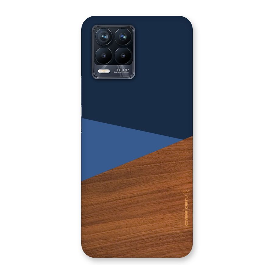 Crossed Lines Pattern Back Case for Realme 8 Pro