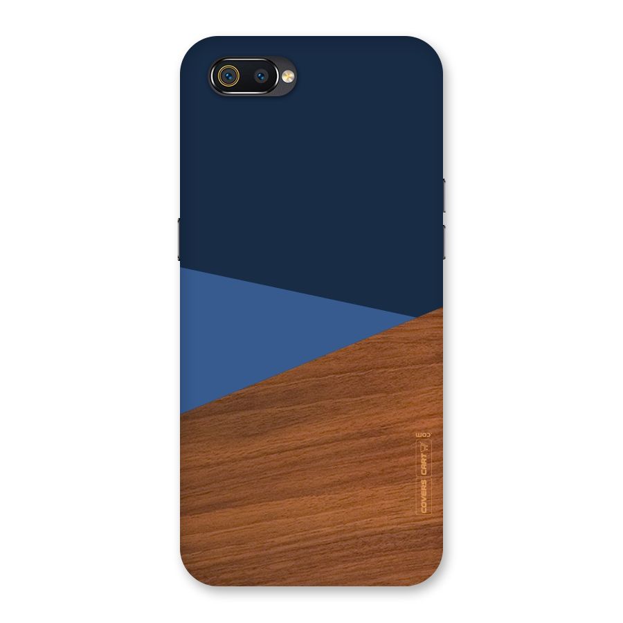 Crossed Lines Pattern Back Case for Realme C2