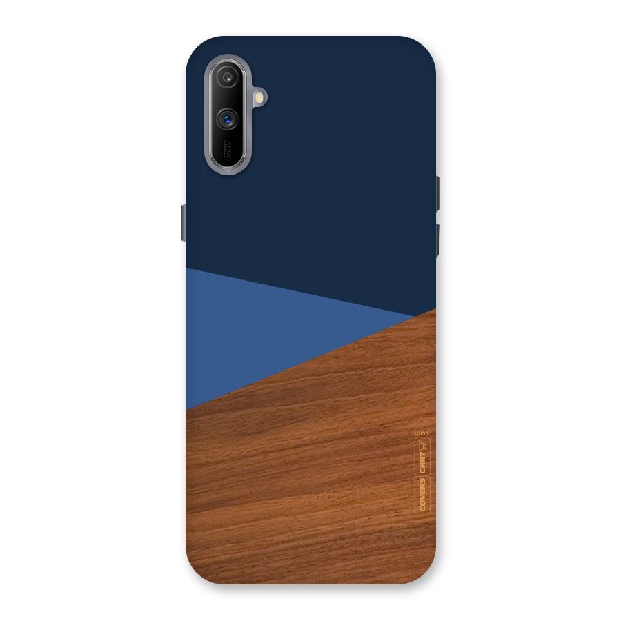 Crossed Lines Pattern Back Case for Realme C3