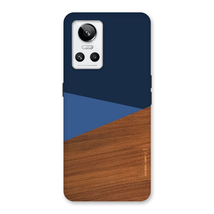 Crossed Lines Pattern Back Case for Realme GT Neo 3