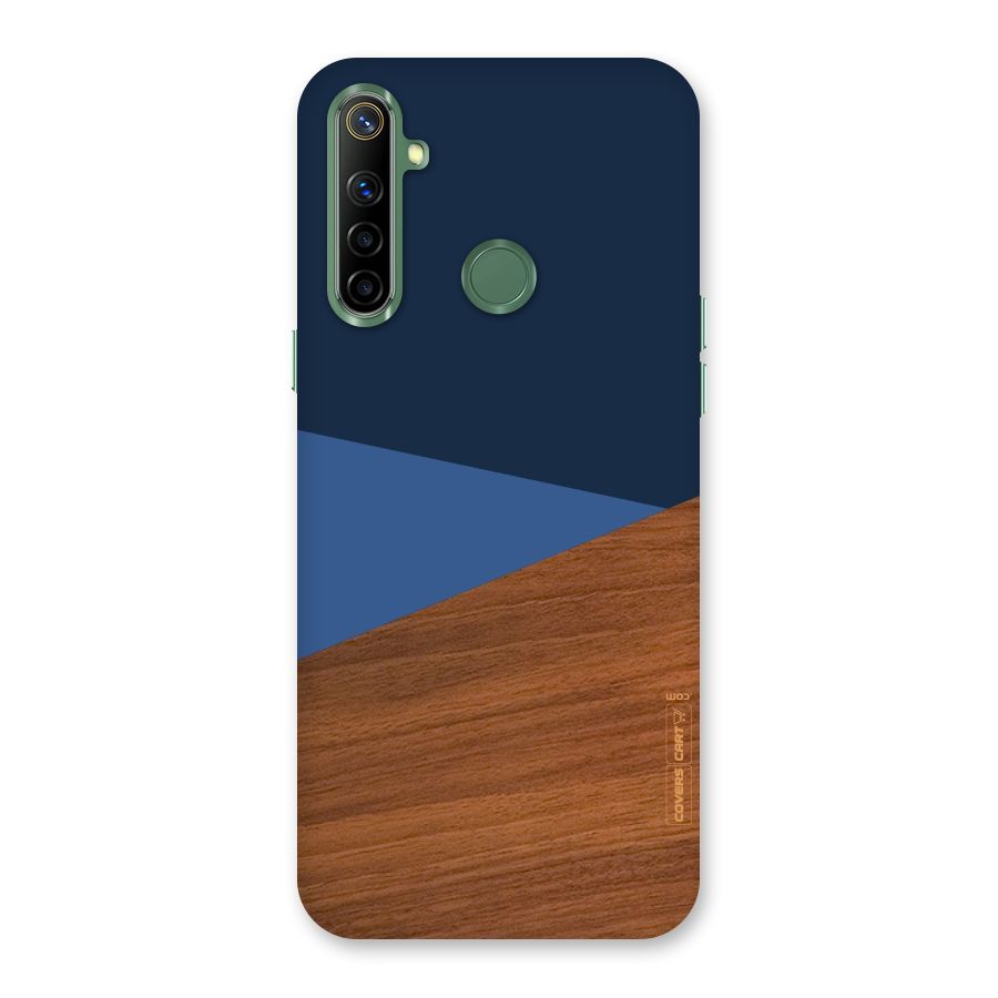 Crossed Lines Pattern Back Case for Realme Narzo 10