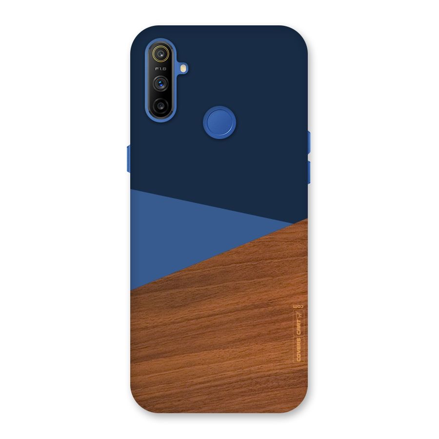 Crossed Lines Pattern Back Case for Realme Narzo 10A