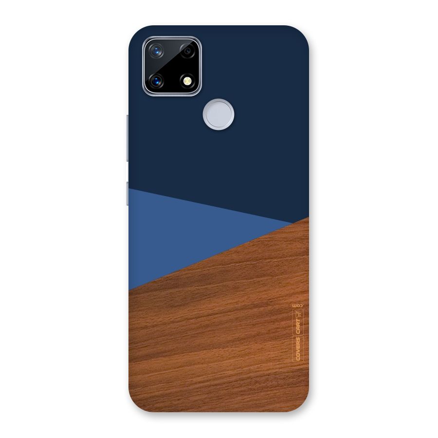 Crossed Lines Pattern Back Case for Realme Narzo 20