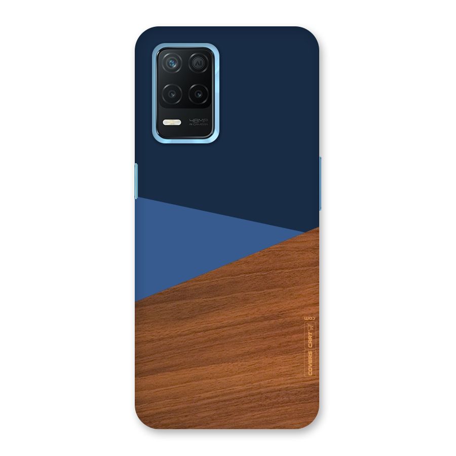 Crossed Lines Pattern Back Case for Realme Narzo 30 5G