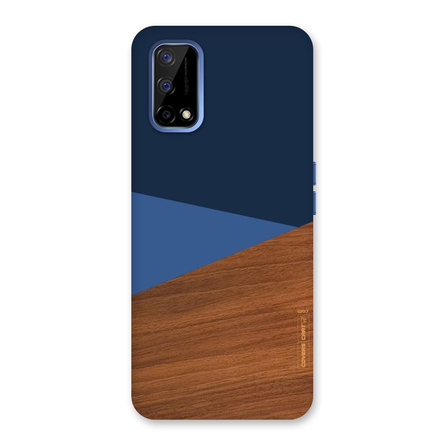 Crossed Lines Pattern Back Case for Realme Narzo 30 Pro