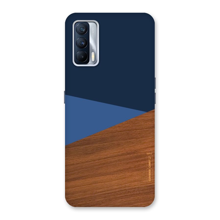Crossed Lines Pattern Back Case for Realme X7