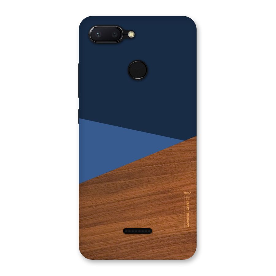 Crossed Lines Pattern Back Case for Redmi 6