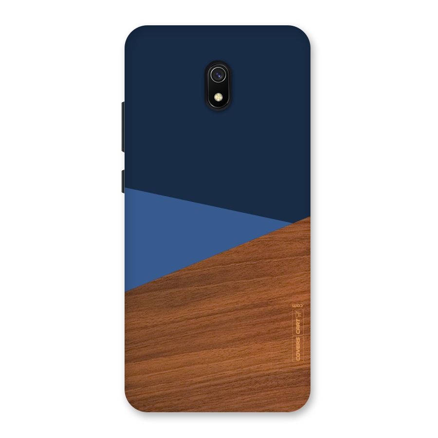 Crossed Lines Pattern Back Case for Redmi 8A