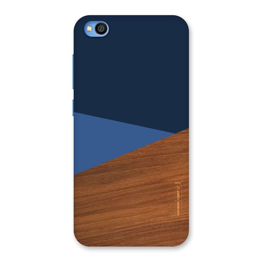 Crossed Lines Pattern Back Case for Redmi Go