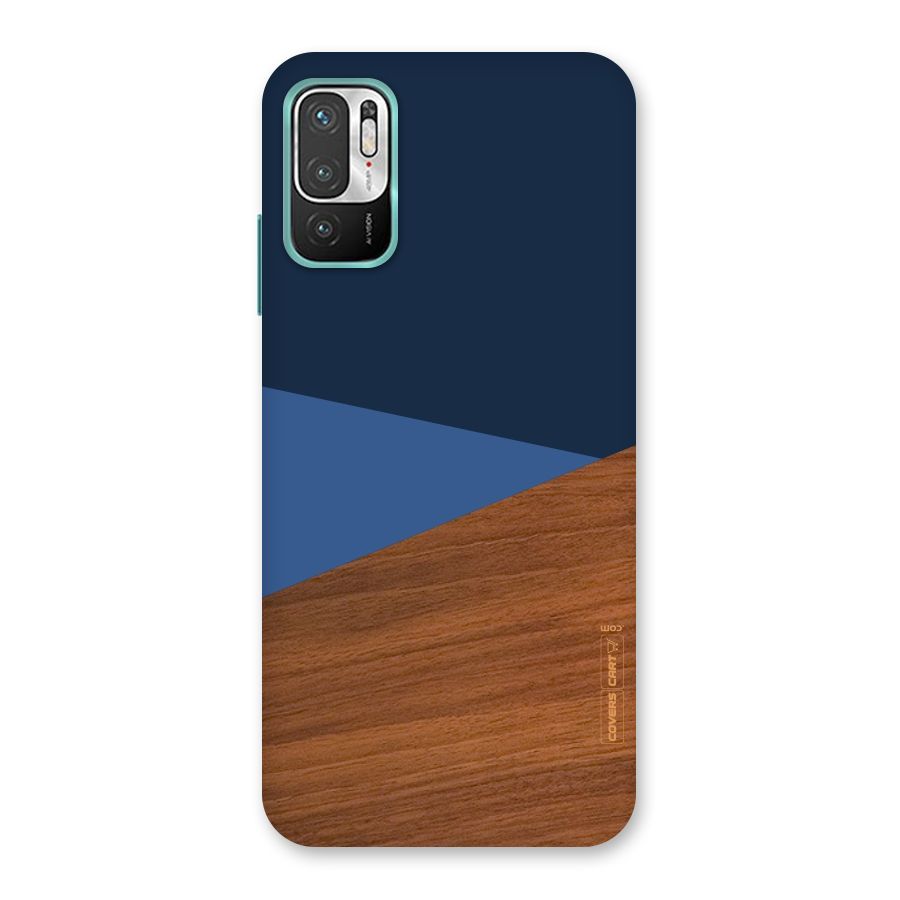 Crossed Lines Pattern Back Case for Redmi Note 10T 5G
