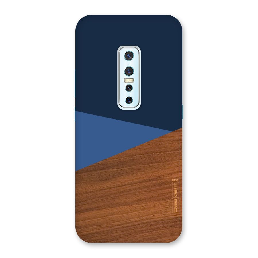 Crossed Lines Pattern Back Case for Vivo V17 Pro