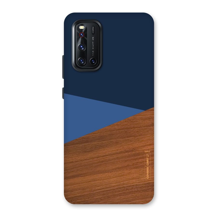 Crossed Lines Pattern Back Case for Vivo V19
