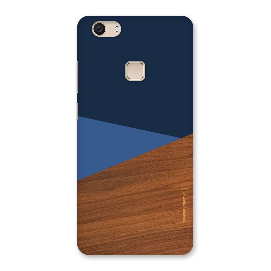 Crossed Lines Pattern Back Case for Vivo V7