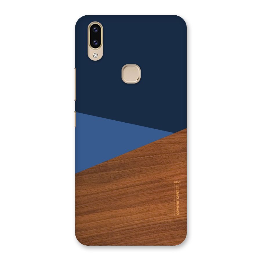 Crossed Lines Pattern Back Case for Vivo V9 Youth