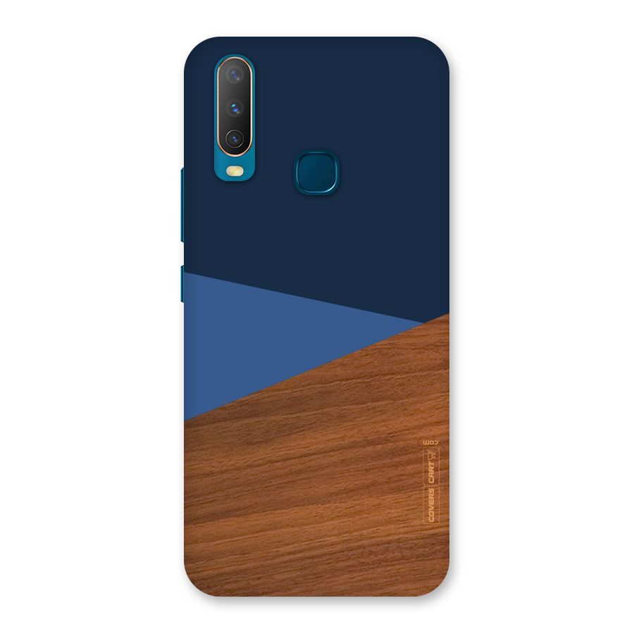 Crossed Lines Pattern Back Case for Vivo Y11