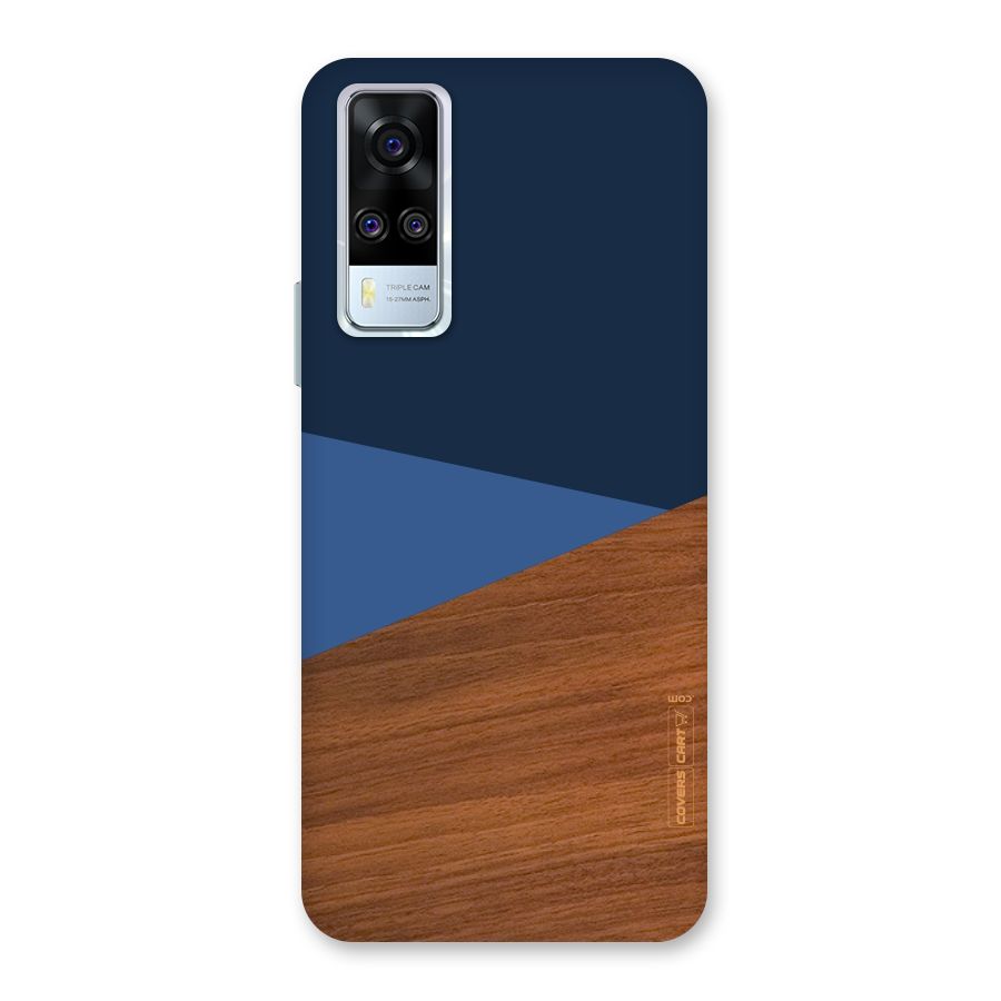 Crossed Lines Pattern Back Case for Vivo Y31