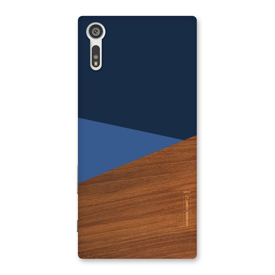 Crossed Lines Pattern Back Case for Xperia XZ