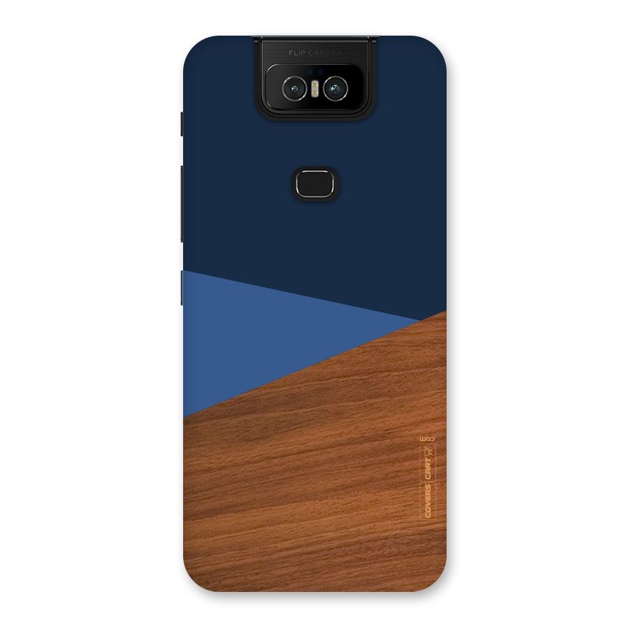 Crossed Lines Pattern Back Case for Zenfone 6z