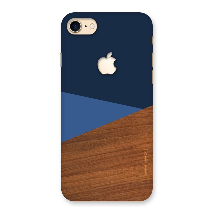 Crossed Lines Pattern Back Case for iPhone 7 Apple Cut