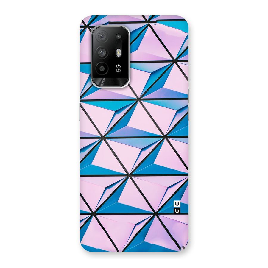 Crystal Abstract Back Case for Oppo F19 Pro Plus 5G